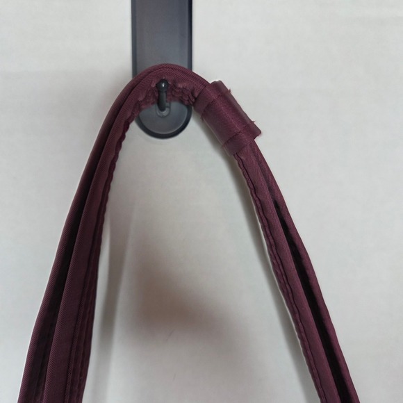 Travelon Plum wine Nylon Crossbody Bag Adjustable Strap Zipper Pockets  RFID - Picture 7 of 16